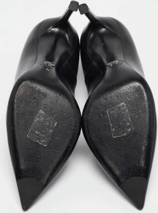 Dior Vintage Pre-owned Leather heels Black Dames