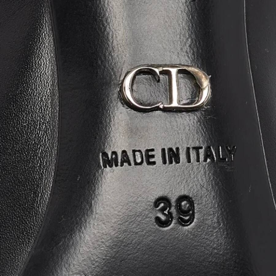 Dior Vintage Pre-owned Leather heels Black Dames
