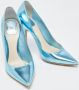 Dior Vintage Pre-owned Leather heels Blue Dames - Thumbnail 6
