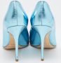 Dior Vintage Pre-owned Leather heels Blue Dames - Thumbnail 7