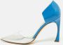 Dior Vintage Pre-owned Leather heels Blue Dames - Thumbnail 2