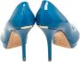 Dior Vintage Pre-owned Leather heels Blue Dames - Thumbnail 4