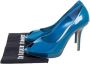 Dior Vintage Pre-owned Leather heels Blue Dames - Thumbnail 7