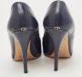 Dior Vintage Pre-owned Leather heels Blue Dames - Thumbnail 5