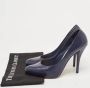 Dior Vintage Pre-owned Leather heels Blue Dames - Thumbnail 9