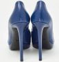 Dior Vintage Pre-owned Leather heels Blue Dames - Thumbnail 5