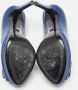 Dior Vintage Pre-owned Leather heels Blue Dames - Thumbnail 6