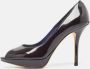 Dior Vintage Pre-owned Leather heels Blue Dames - Thumbnail 2