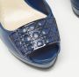 Dior Vintage Pre-owned Leather heels Blue Dames - Thumbnail 6