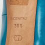 Dior Vintage Pre-owned Leather heels Blue Dames - Thumbnail 8