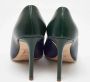 Dior Vintage Pre-owned Leather heels Blue Dames - Thumbnail 4