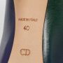 Dior Vintage Pre-owned Leather heels Blue Dames - Thumbnail 7
