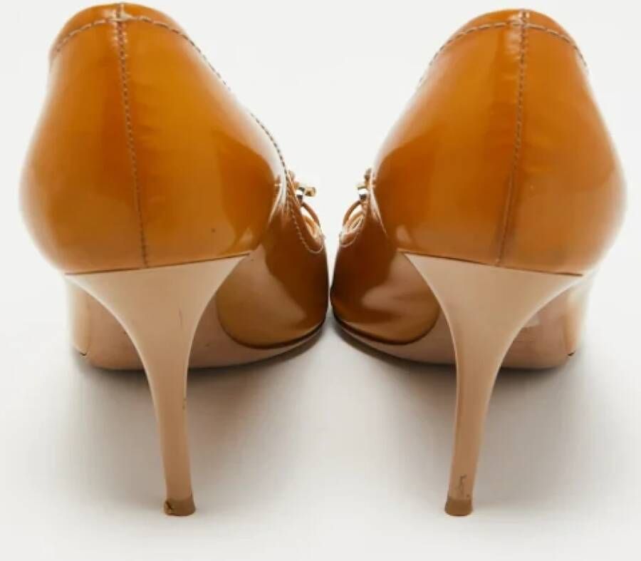 Dior Vintage Pre-owned Leather heels Brown Dames