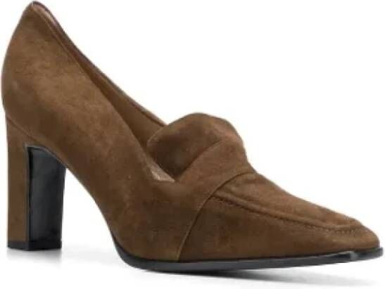 Dior Vintage Pre-owned Leather heels Brown Dames