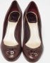 Dior Vintage Pre-owned Leather heels Brown Dames - Thumbnail 3