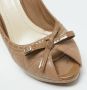 Dior Vintage Pre-owned Leather heels Brown Dames - Thumbnail 9