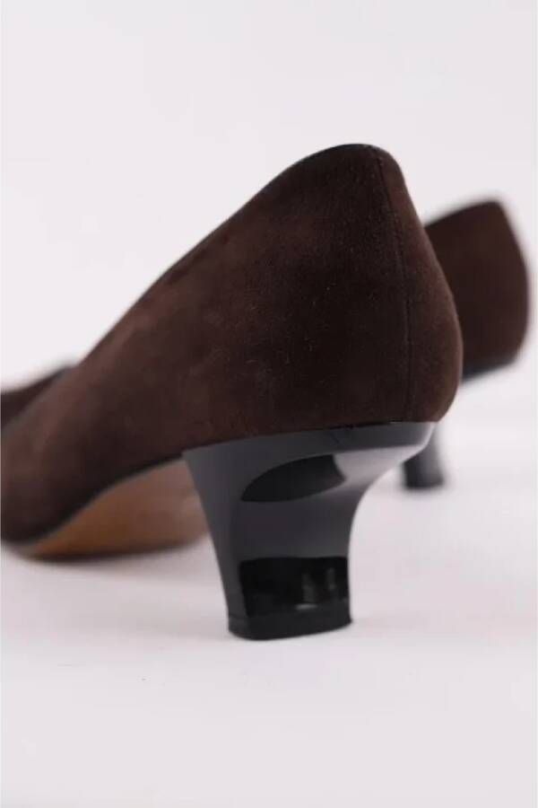 Dior Vintage Pre-owned Leather heels Brown Dames
