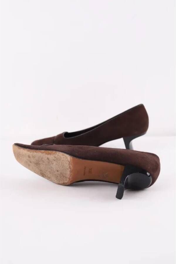 Dior Vintage Pre-owned Leather heels Brown Dames