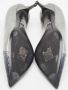 Dior Vintage Pre-owned Leather heels Gray Dames - Thumbnail 6