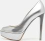 Dior Vintage Pre-owned Leather heels Gray Dames - Thumbnail 2