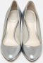 Dior Vintage Pre-owned Leather heels Gray Dames - Thumbnail 3