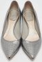 Dior Vintage Pre-owned Leather heels Gray Dames - Thumbnail 3