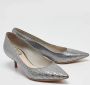 Dior Vintage Pre-owned Leather heels Gray Dames - Thumbnail 4