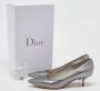 Dior Vintage Pre-owned Leather heels Gray Dames - Thumbnail 9
