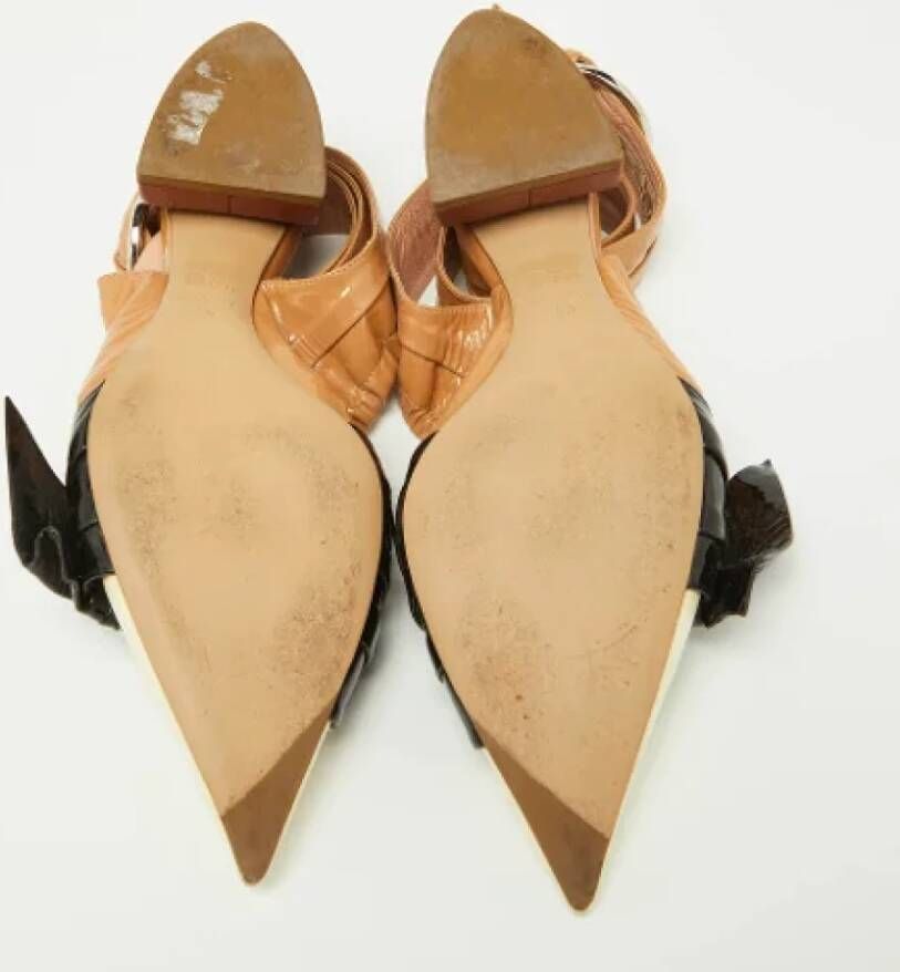 Dior Vintage Pre-owned Leather heels Multicolor Dames