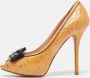 Dior Vintage Pre-owned Leather heels Orange Dames - Thumbnail 2