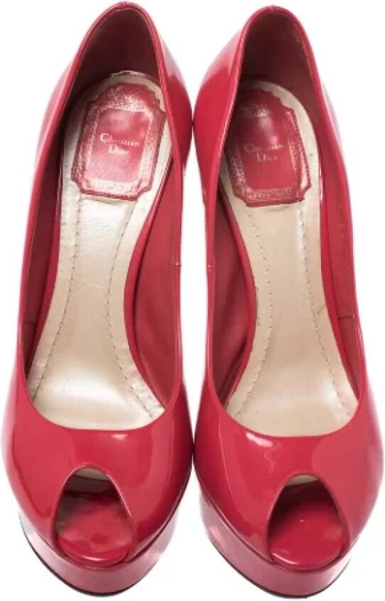 Dior Vintage Pre-owned Leather heels Pink Dames