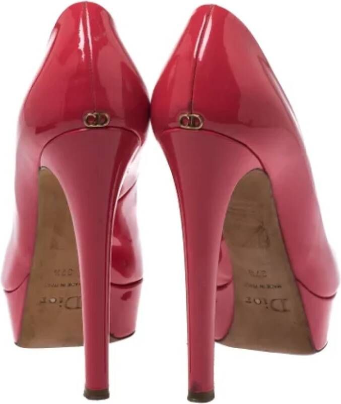 Dior Vintage Pre-owned Leather heels Pink Dames