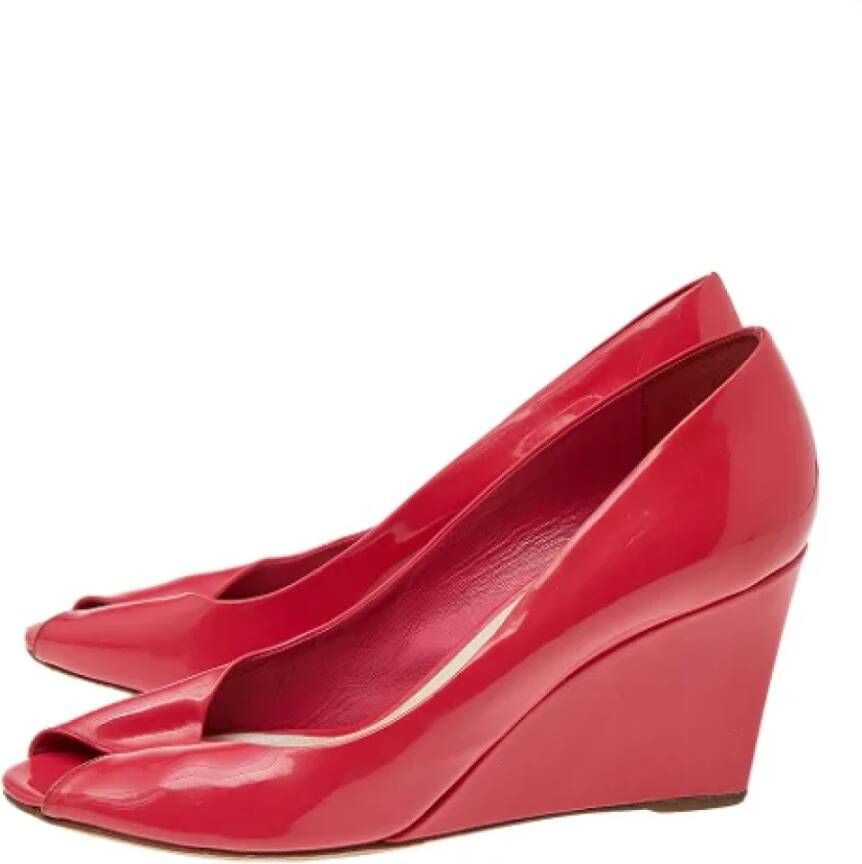 Dior Vintage Pre-owned Leather heels Pink Dames