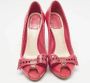 Dior Vintage Pre-owned Leather heels Pink Dames - Thumbnail 3