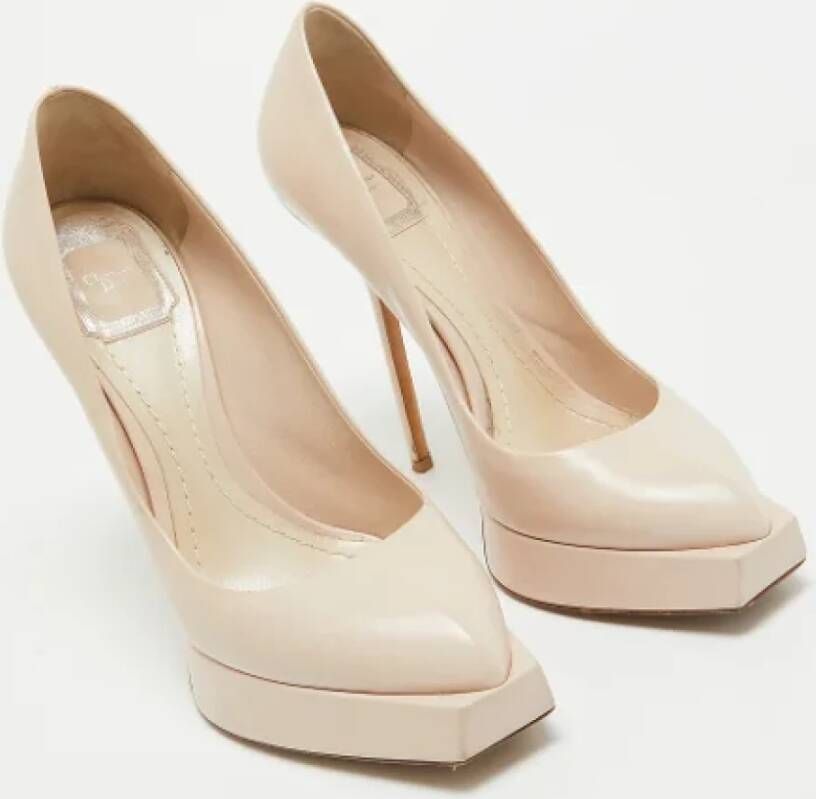 Dior Vintage Pre-owned Leather heels Pink Dames