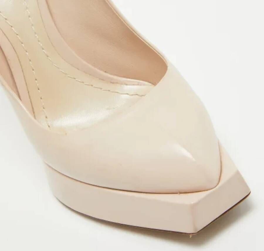 Dior Vintage Pre-owned Leather heels Pink Dames