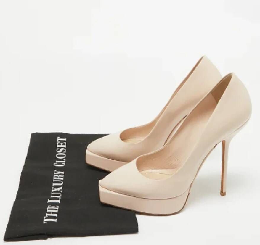 Dior Vintage Pre-owned Leather heels Pink Dames