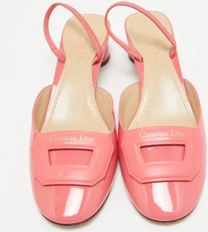 Dior Vintage Pre-owned Leather heels Pink Dames