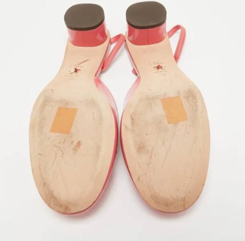 Dior Vintage Pre-owned Leather heels Pink Dames