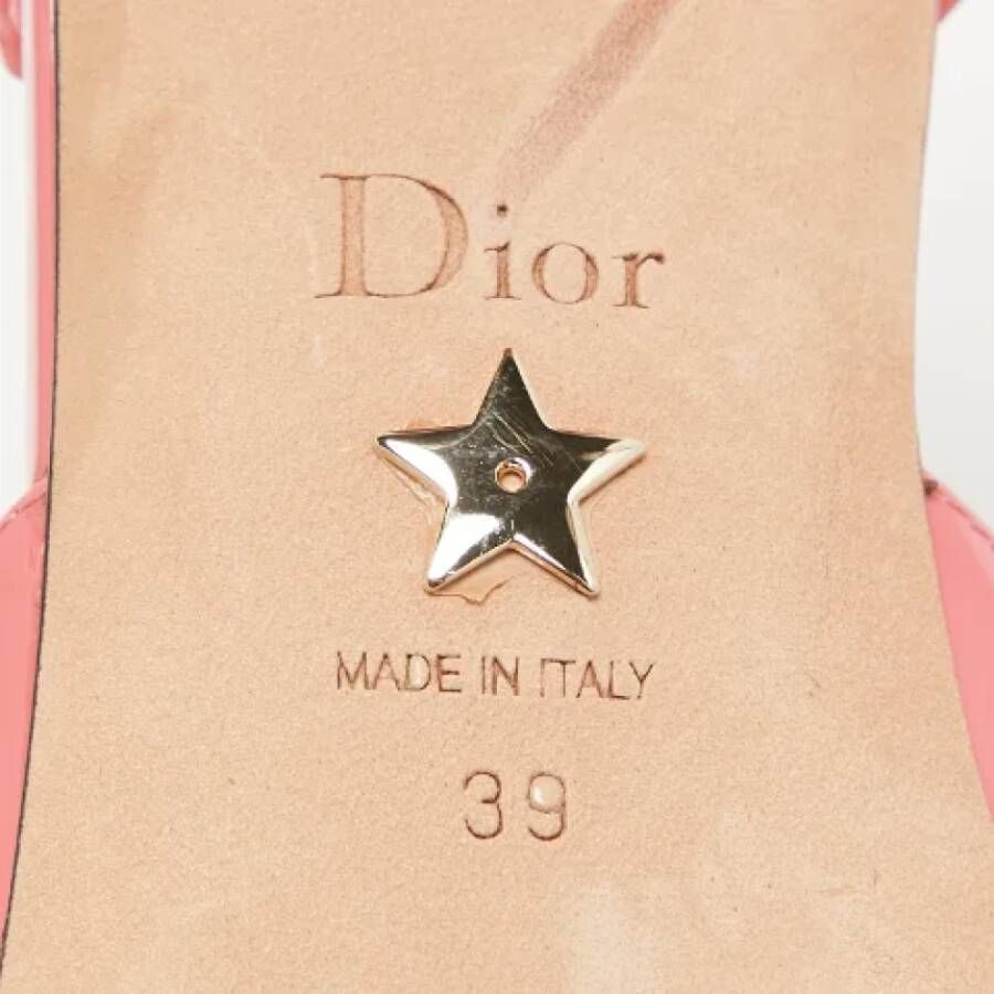 Dior Vintage Pre-owned Leather heels Pink Dames