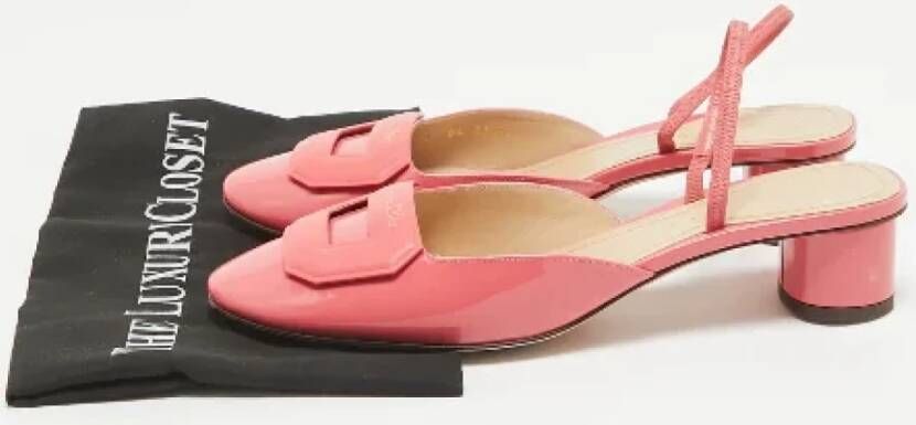 Dior Vintage Pre-owned Leather heels Pink Dames