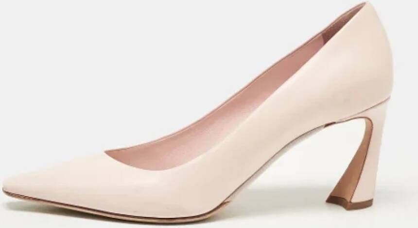 Dior Vintage Pre-owned Leather heels Pink Dames