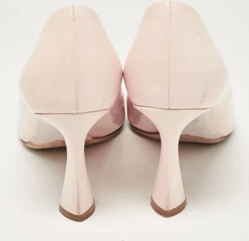 Dior Vintage Pre-owned Leather heels Pink Dames