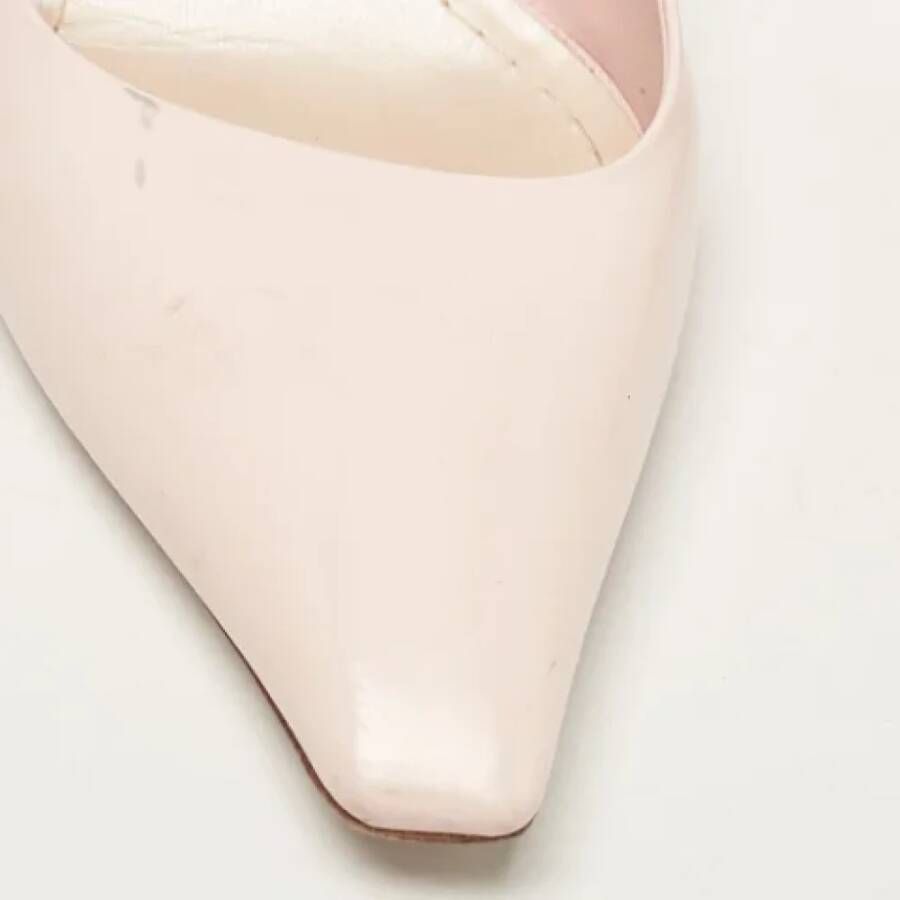 Dior Vintage Pre-owned Leather heels Pink Dames
