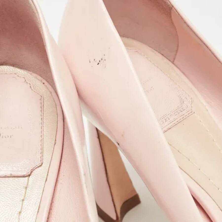 Dior Vintage Pre-owned Leather heels Pink Dames