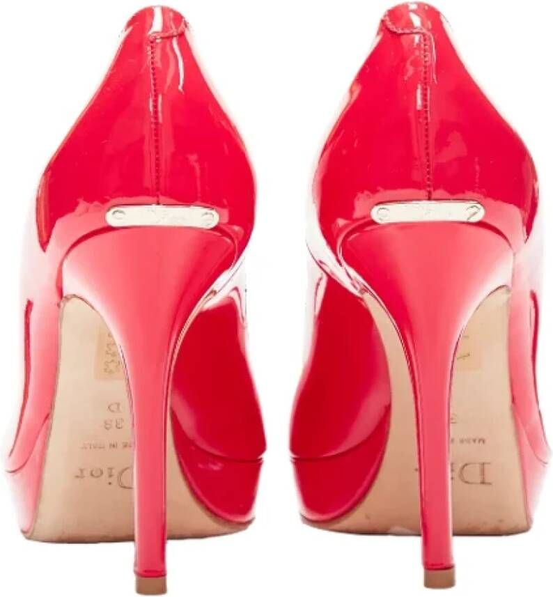Dior Vintage Pre-owned Leather heels Pink Dames