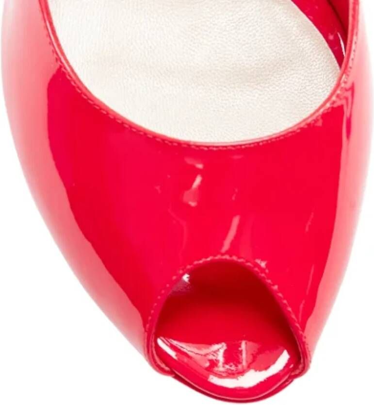 Dior Vintage Pre-owned Leather heels Pink Dames