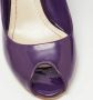 Dior Vintage Pre-owned Leather heels Purple Dames - Thumbnail 7