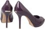 Dior Vintage Pre-owned Leather heels Purple Dames - Thumbnail 4