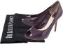 Dior Vintage Pre-owned Leather heels Purple Dames - Thumbnail 8